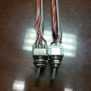 3 Amp 220 Volt Or 6 Amp 125 V Toggle Switches Lot Of 2 alco mta 206n