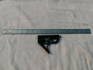 Vintage Lufkin Rule 18&#034; No 4 Grad Combination Square