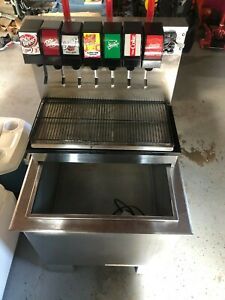 Cornelius CB2323 8 Head Soda Fountain Machine with Ice Bin