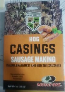 Mossy Oak® Hog Casings Sausage Making for Wild Game, Beef, &amp; Pork ~ Sgl Pack