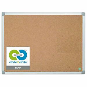 Mastervision Earth Cork Board, 36 X 48, Aluminum Frame CA051790 CA051790  - 1