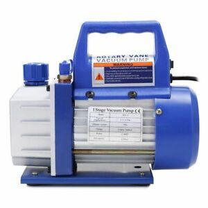 Electric Single Stage Vacuum Pump Rotary Vane Refrigeration Maintenance Supplies
