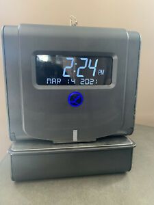 Lathem Thermal Print Time Clock System, Black 2100HD W/Keys