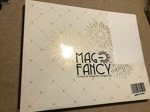Mag Fancy Dry Erase Calendar Kit- Magnetic Calendar for Refrigerator w/ Markers