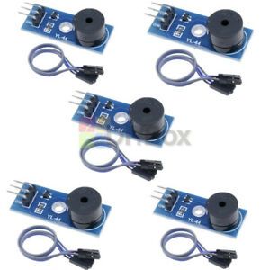 5Pcs Passive Buzzer Alarm Module Sensor Beep For Arduino Smart Car+ Cale