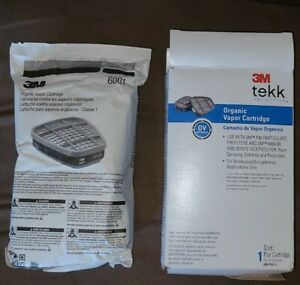 3M Organic Vapor Cartridge 6001 Exp. 2018 SHIPS FREE