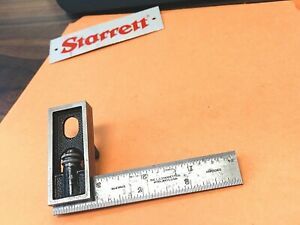 Vintage Starrett No.13A Reading Double Square With 4” Long Blade. USA Made.