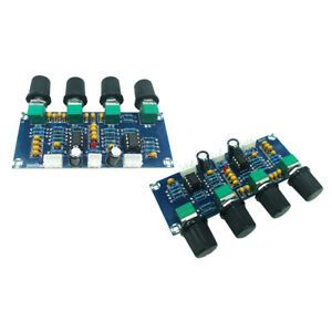 2x XH-A901 Power Amplifier Tone Board Module Pre-amplifier DC12-24V blue