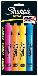 25174PP 4-Pack Major Accent Highlighters - Quantity 6