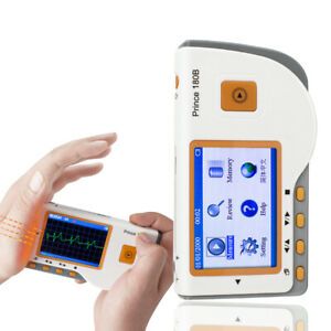 Prinece 180B Handheld ECG EKG Machine Portable Heart Monitor Electrocardiograph