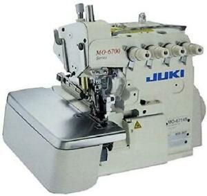 New Juki Mo6716 5 -Thread Overlock Complete W/ K.D. Stand &amp; Motor