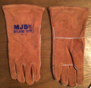 Tillman 1010 Large Welding Stick Gloves Select Cowhide MJB Cotton Lined NWOT