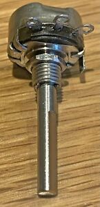 QTY 5 CLAROSTAT 5M OHM MINIATURE &#034;D&#034; SHAFT LINEAR TAPER POTENTIOMETERS ***NOS***