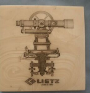 Lietz Sokkisha ceramic 4x4 inch coasters with felt backing Great for Collector