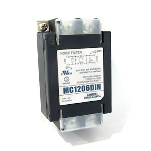 Lambda MC1206DIN Power Line Noise Filter, 250V AC