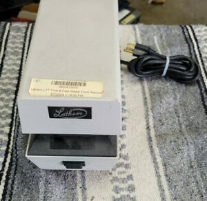 Lathem LTT Heavy Duty Time Clock Recorder,Punch/Time Card &amp; Date Stamp,LT,LTT