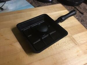 Norpro Cast Iron Mini Single Sandwich Stovetop Panini Press Grill, Black