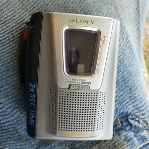 Sony TCM 20DV Cassette Tape Voice VOR Recorder - AS IS For Parts Repair
