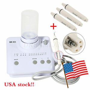 Portable Dental Ultrasonic Piezo Scaler Bottle fit Cavitron EMS + 3X Handpiece