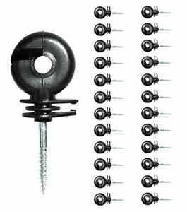 Electric Fence Insulator Screw-in Insulator Fence Ring Post Wood for Electric