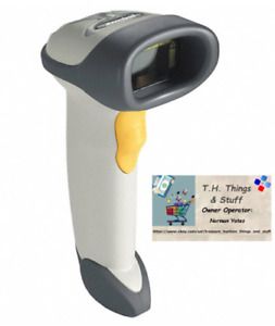 Zebra, LS2208-SR20001R LS2208 Barcode Scanner with Stand, White