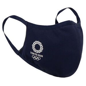 NEW LIMITED JAPAN Face Cover Navy M (Tokyo 2020 Olympic Emblem) (ASICS)