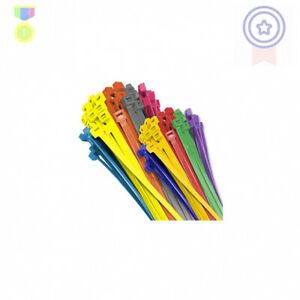 Electriduct Nylon Cable Ties - 4&#034; Self-Locking Zip Ties Multi Color: (Blue,  …