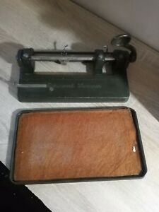 Vintage Wilson Jones Co Improved Hummer 3 Hole Punch Adjustable
