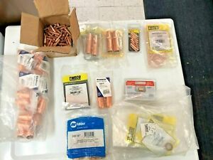 TWECO RADNOR MILLER LINCOLN HYPOTHERM CENTERFIRE WELDING TIP LIQUIDATION