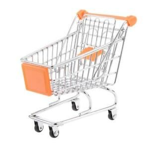 1pc Mini Shopping Cart Supermarket Handcart Shopping Mode Cart Toys Utility N7M9