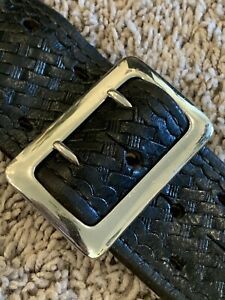 TEX SHOEMAKER &amp; SONS BASKET WEAVE LAW ENFORCEMENT DUTY BELT