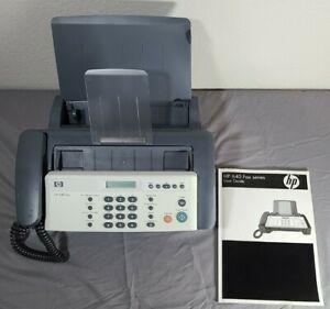 HP 640 Fax Plain Paper Inkjet Quality Fax Copy Phone Machine With Instructions