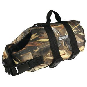 SEACHOICE 86490 Dog Life Vest - Camo, Lg, 50 to 90 lbs.