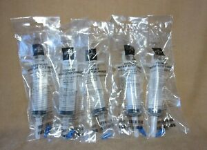 Lot of 5 Medline Feeding Kit Flat Top Syringe Thumb Ring V 60 ml Ref#DYND70642