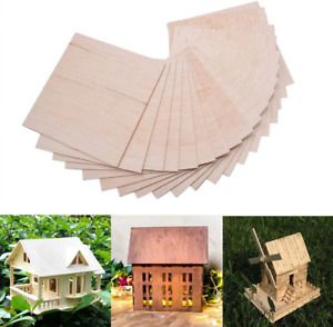 COLIBROX 15 Pack Wood Sheets, Sheets Hobby Standard, Original version