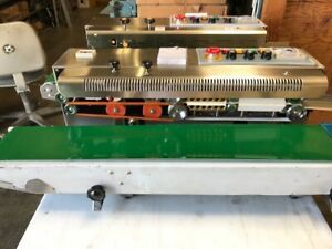 Continuous Sealer With Coding/Printing - Stainless Steel FRD1000