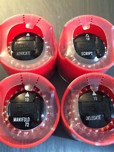 Selectric II element balls set of 4 NEW  - RARE ELEMENTS including SCRIPT!!!