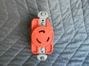 Arrow Hart Isolated Ground Single Locking Receptacle IGL520R 20 Amp 125 Volt