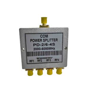 Power Splitter 1:4 2.4 5.8G RF WIFI Combiner 2-6GSMA Microstrip Power Splitter