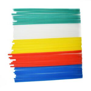 50*Plastic Welding Rods PP/PVC Fairing Welding Stick Plastic Welder Tool Kits