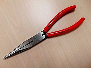 KNIPEX 8&#034; Needle Nose Side Cutting (Stork Beak) Pliers #26-11-200 *EXCELLENT*