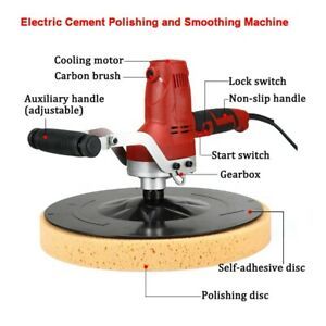 0-200RPM 850W Electric Hand-held Cement Wall Powder Polishing Smoothing Machine