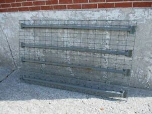 Pallet Racking Steel Wire Decks 68&#034; Deep x 42&#034; Wide Waterfall Type Edge Used