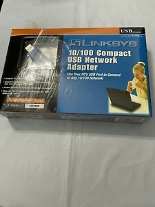 Linksys 10/100 Compact USB Network Adapter USB 1.0 USB100M
