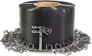 PAC Strapping SP-W Strap Pac Plastic Kit with Wire Buckles, 1/2&#034;...