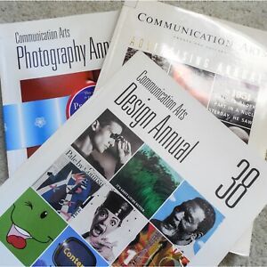 Communication Arts Magazine, 8 Issues, Advertising, Design Photography Annuals