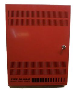 Edwards EST BPS10A Fire Alarm Aux Booster Power Supply Box w/keys (BOX ONLY)