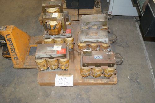 Pallet of 8 used burton transformers heavy duty electric 208 / 240v for sale