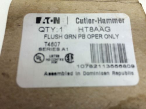 Cutler Hammer Flush green Push button Operator only HT8AAG