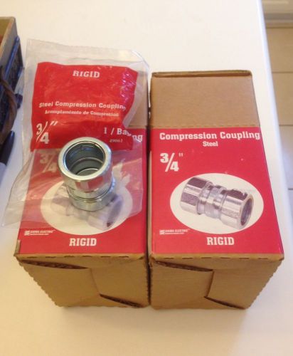 Brand NEW Lot of 18 RIGID Steel COMPRESSION COUPLING 3/4&#034;